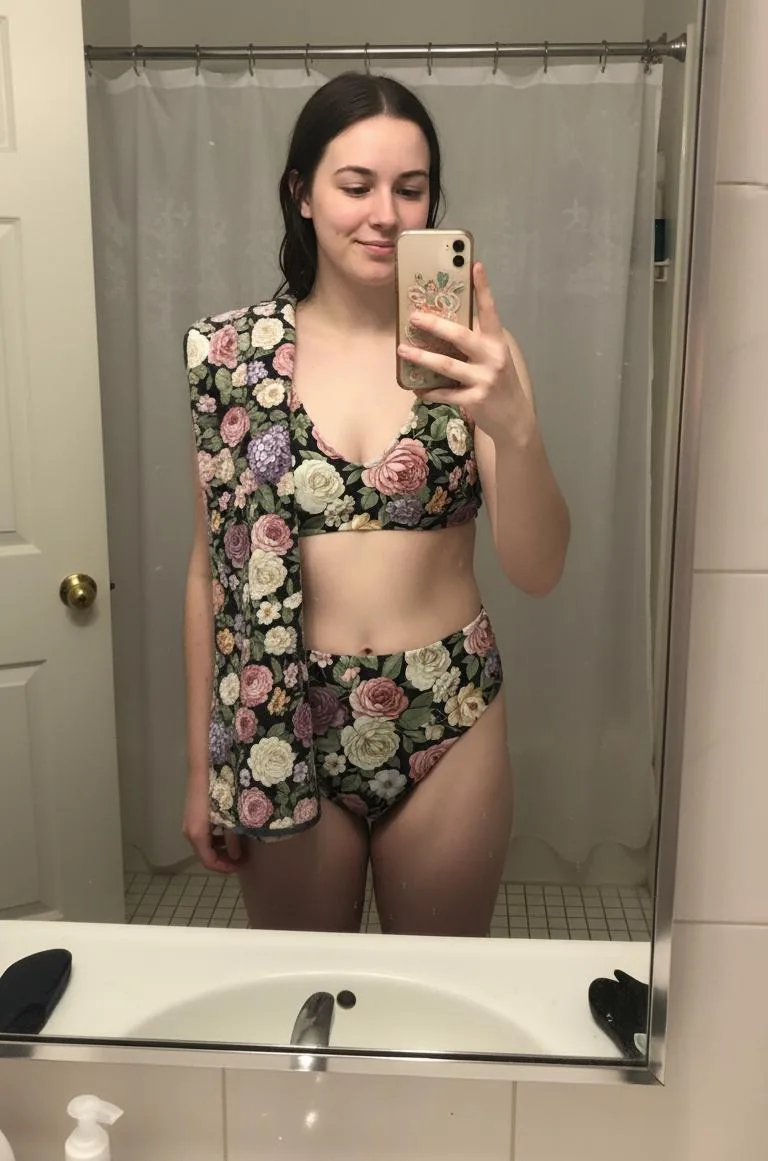Maillot de Bain Taille Haute Grande Taille – vue 5
