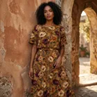 Robe Bohème Fleurie Femme Vintage Chic
