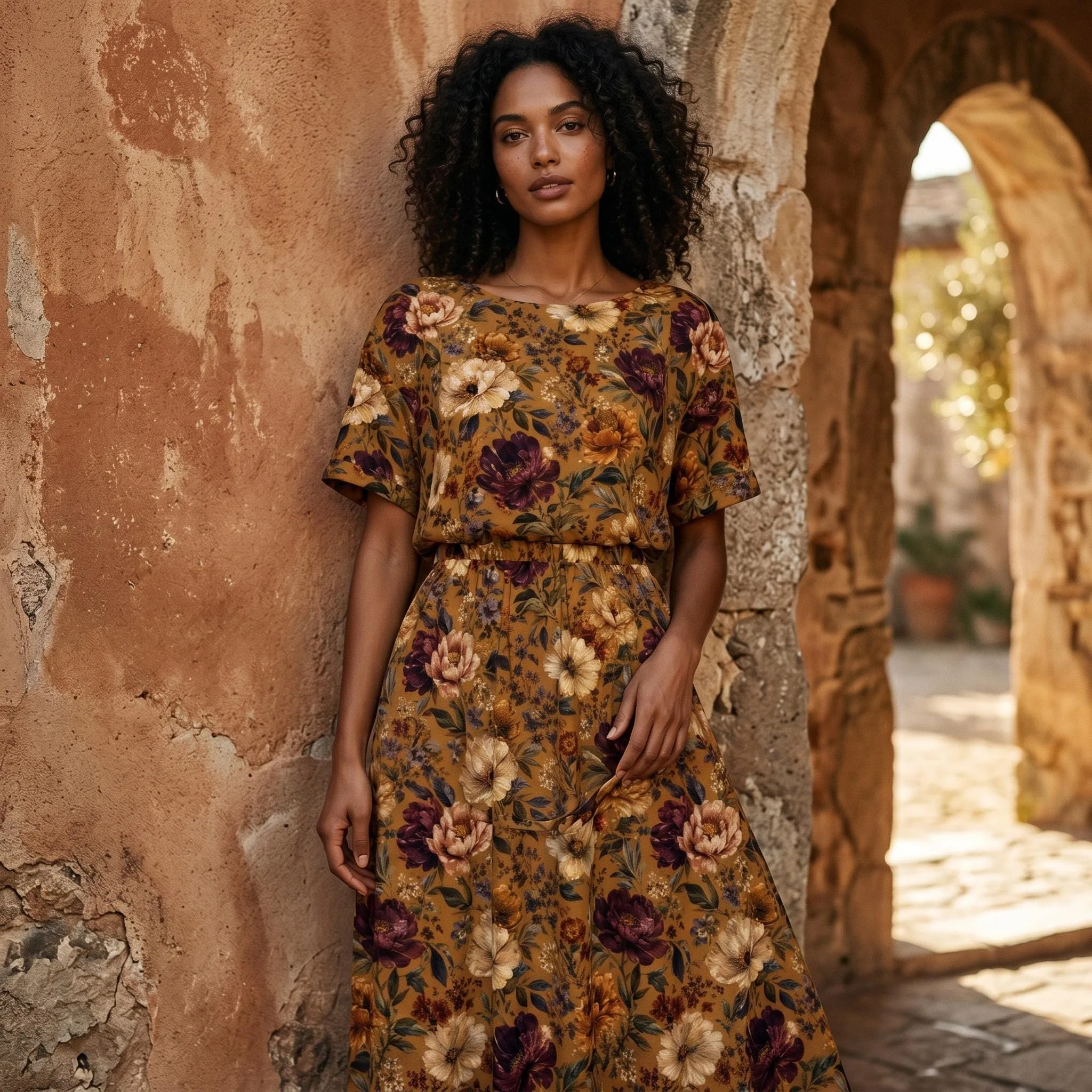 Robe Bohème Fleurie Femme Vintage Chic