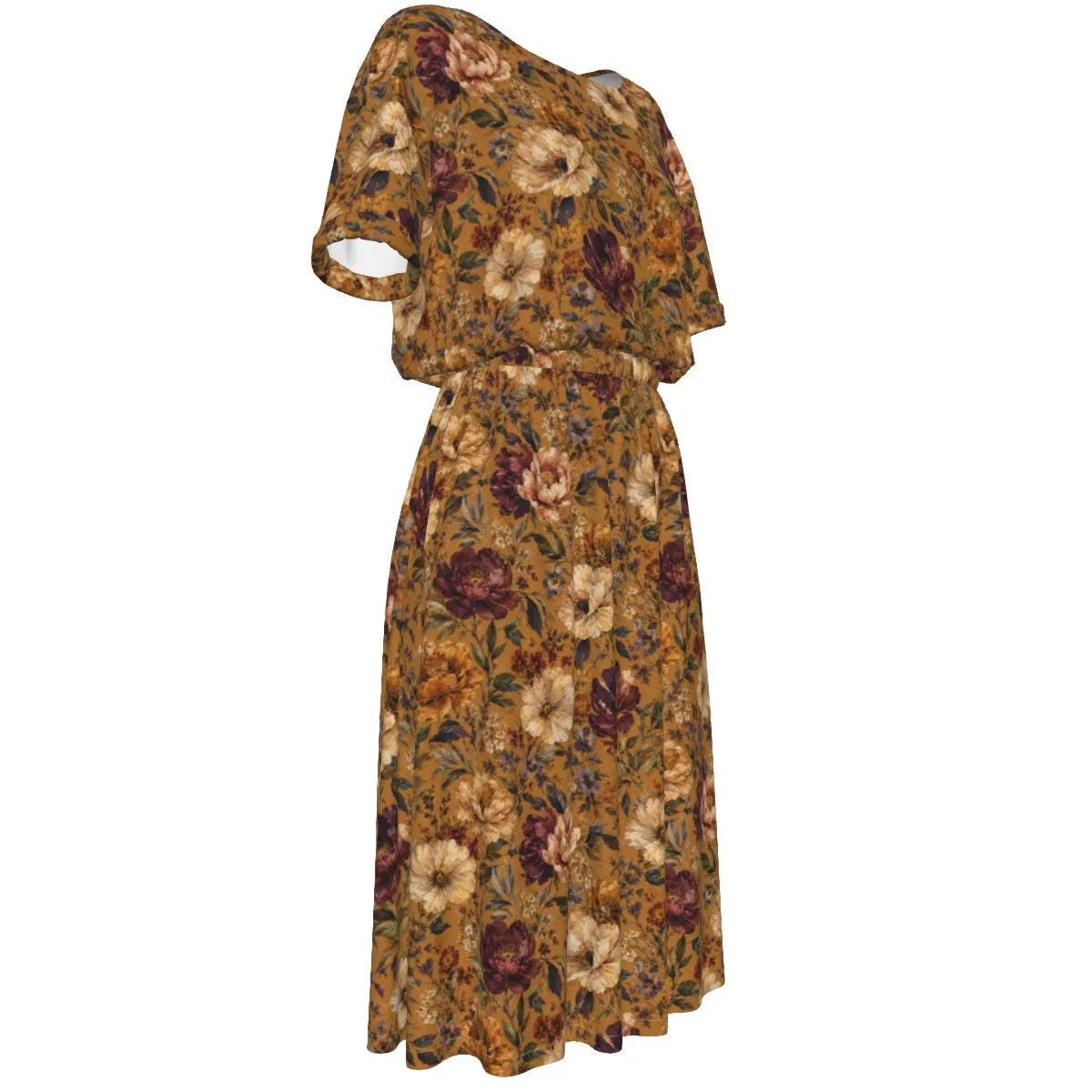 Robe Bohème Fleurie Femme Vintage Chic – vue 10
