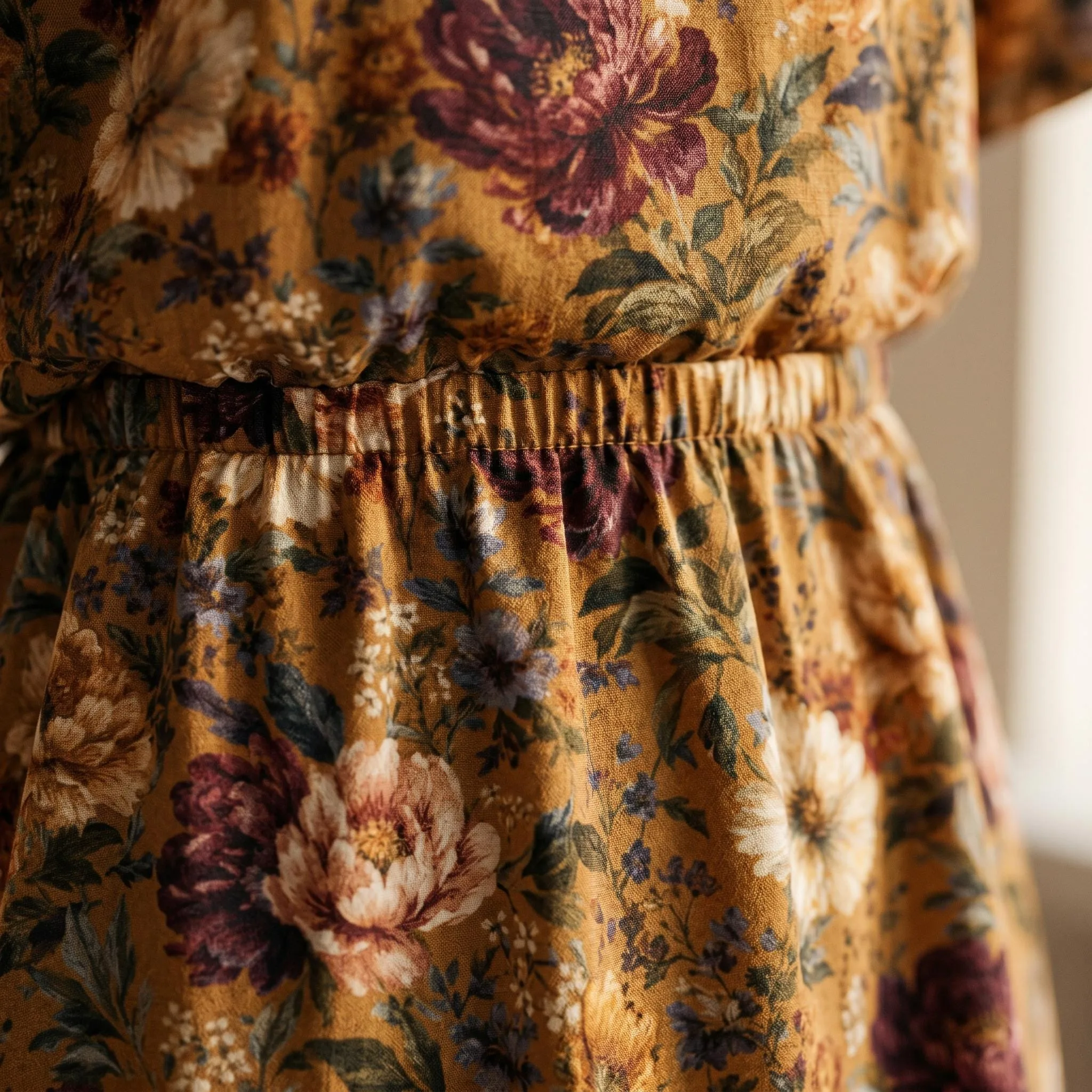 Robe Bohème Fleurie Femme Vintage Chic – vue 5