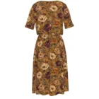 Robe Bohème Fleurie Femme Vintage Chic – vue 7
