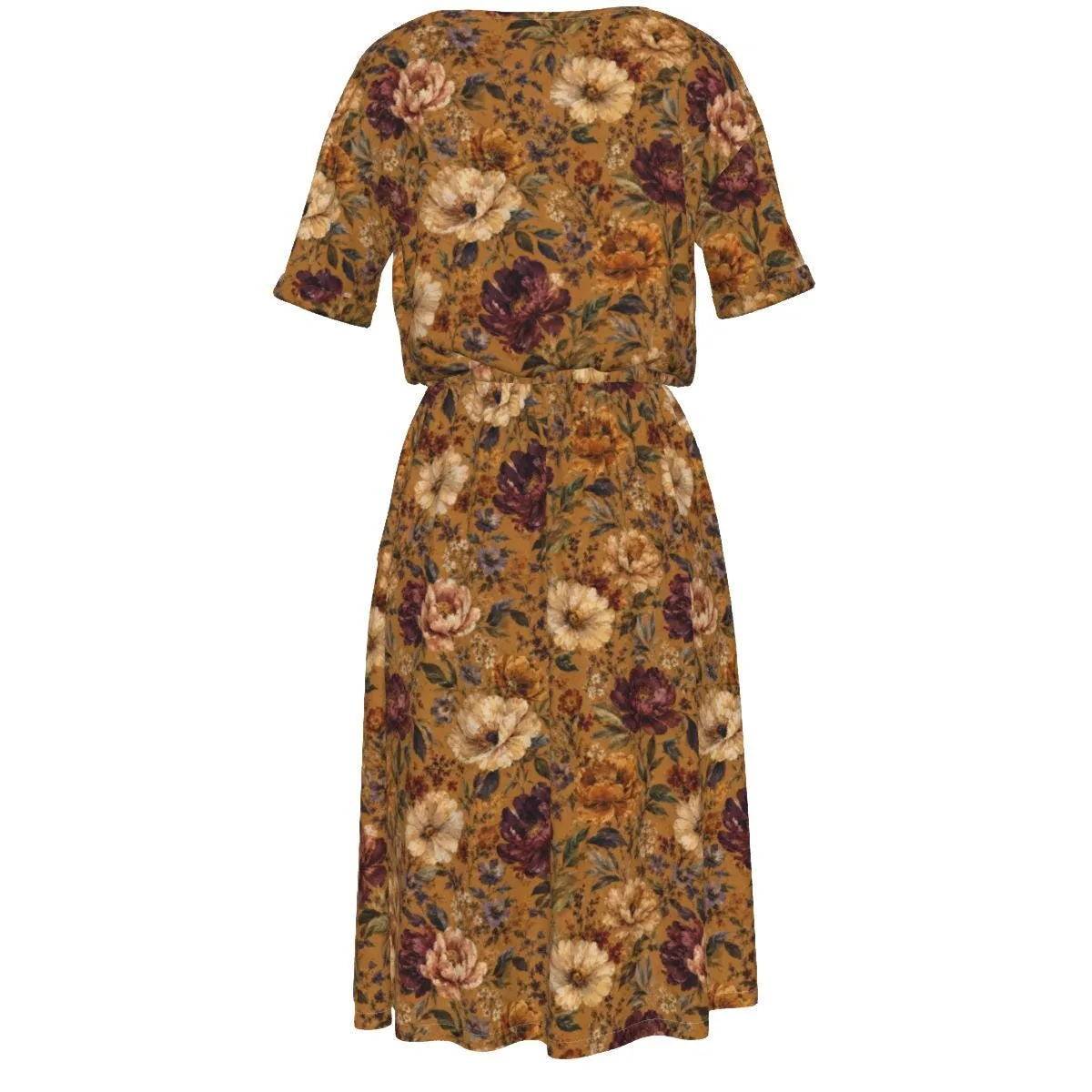 Robe Bohème Fleurie Femme Vintage Chic – vue 7