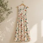 Robe Longue Fleurie Bohème Femme S-5XL – vue 4