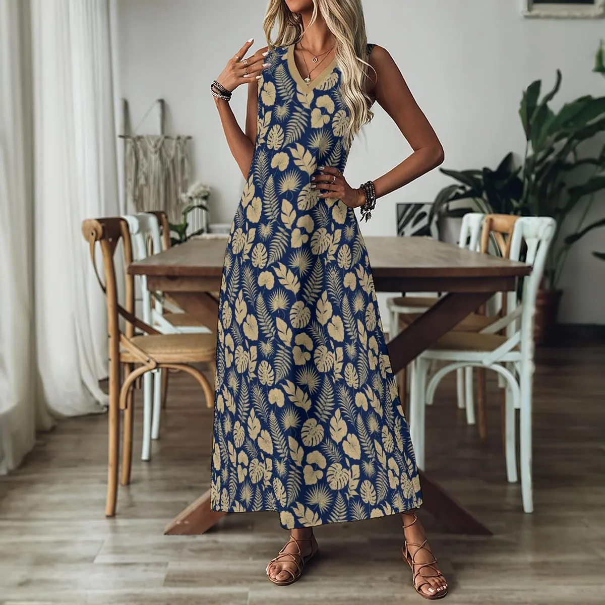 Robe Longue Tropicale Femme S-5XL – vue 8
