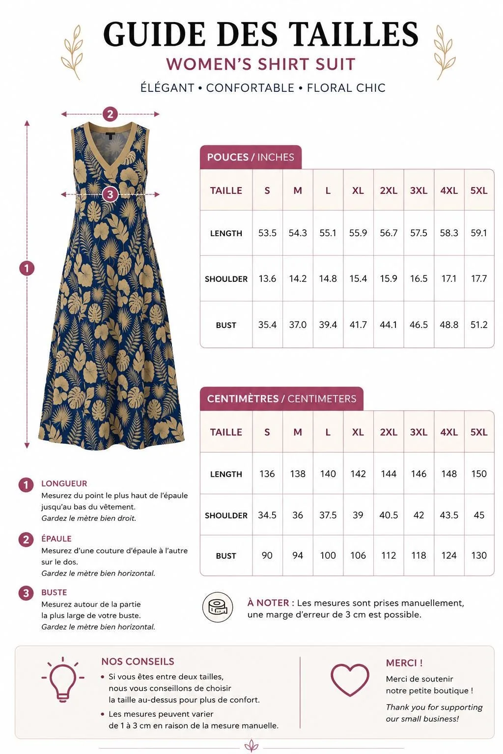 Robe Longue Tropicale Femme S-5XL – vue 9