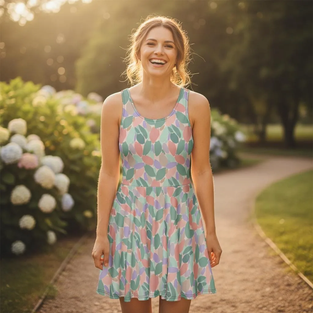 Robe patineuse femme été pastel – vue 3