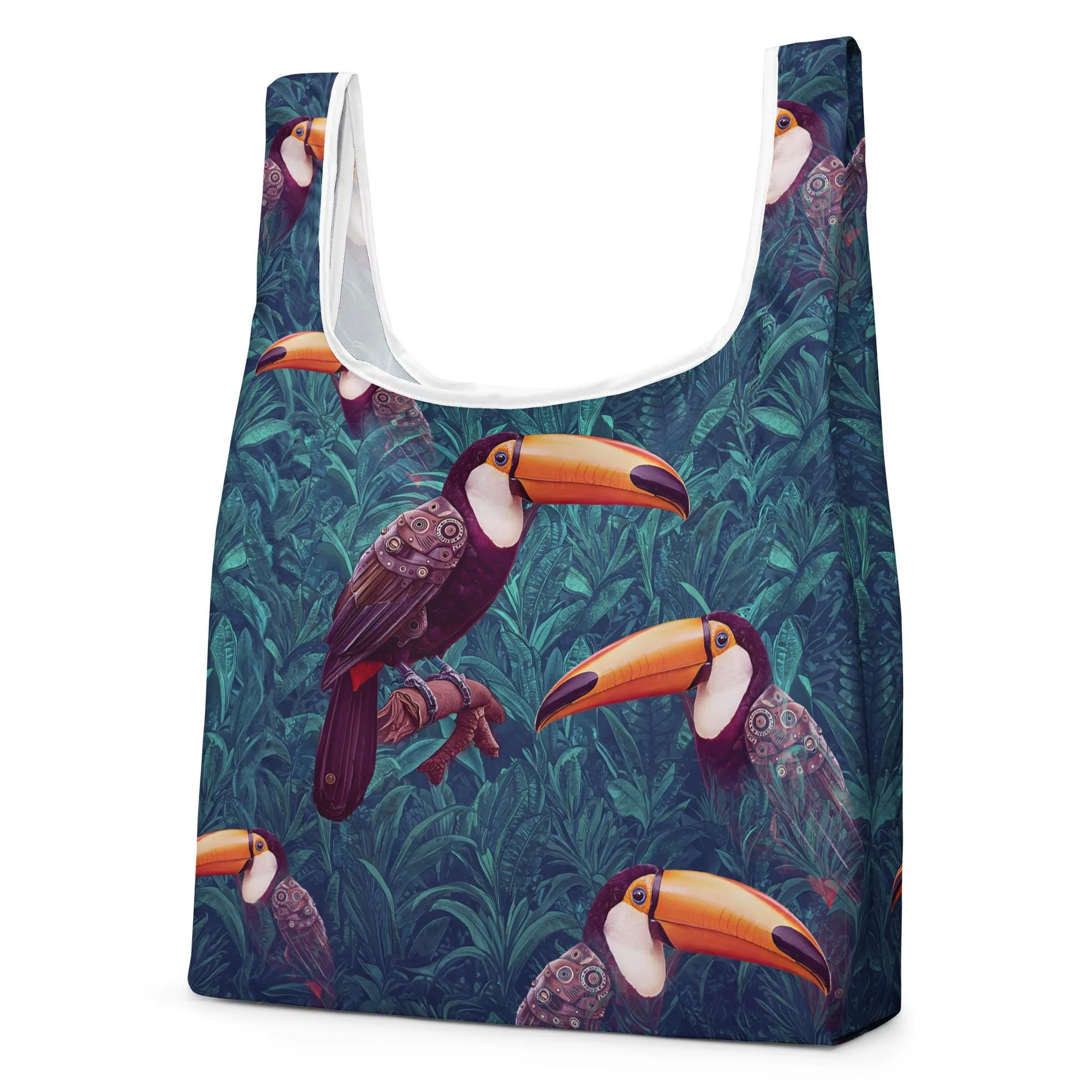 Sac réutilisable Toucan Steampunk – vue 2