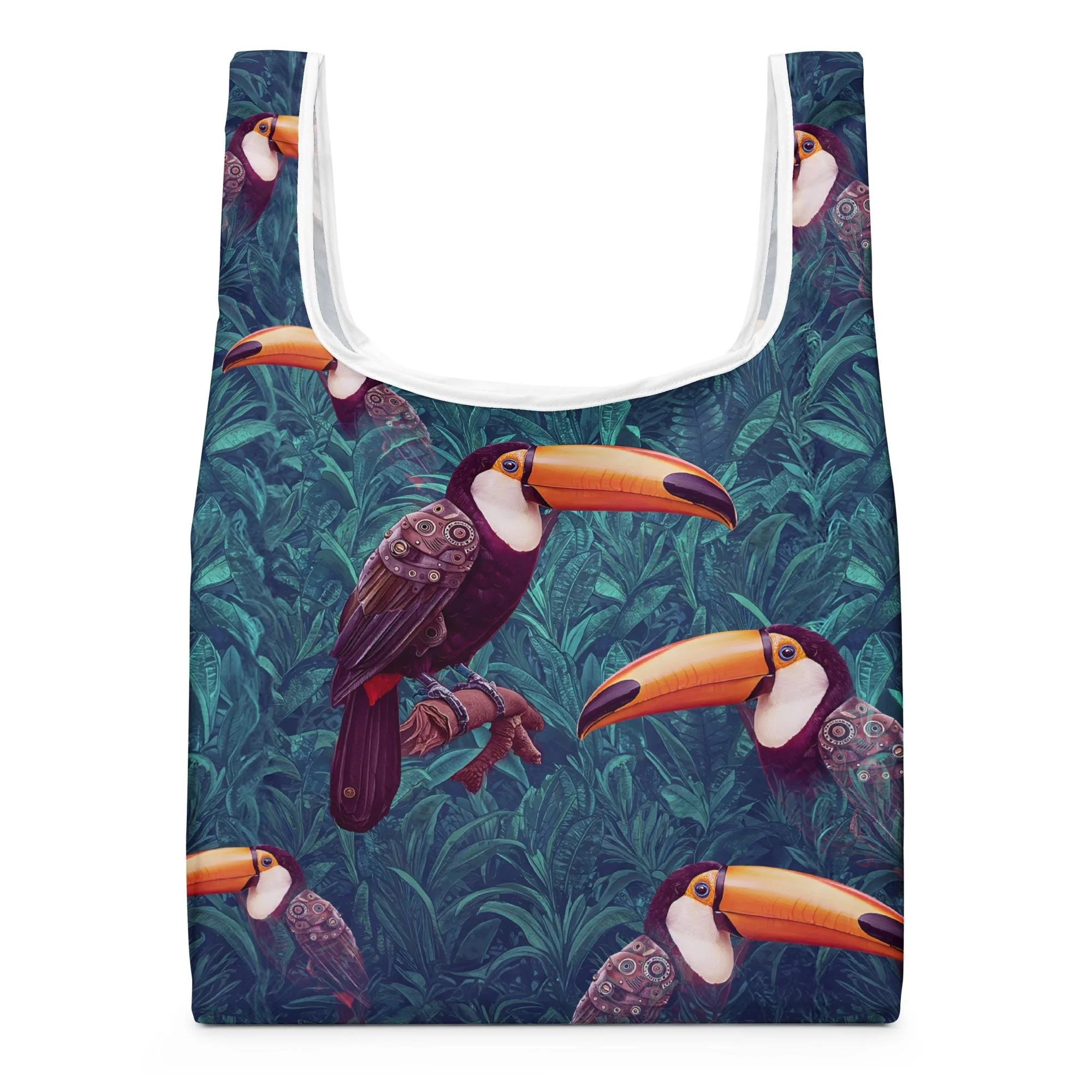 Sac réutilisable Toucan Steampunk – vue 3