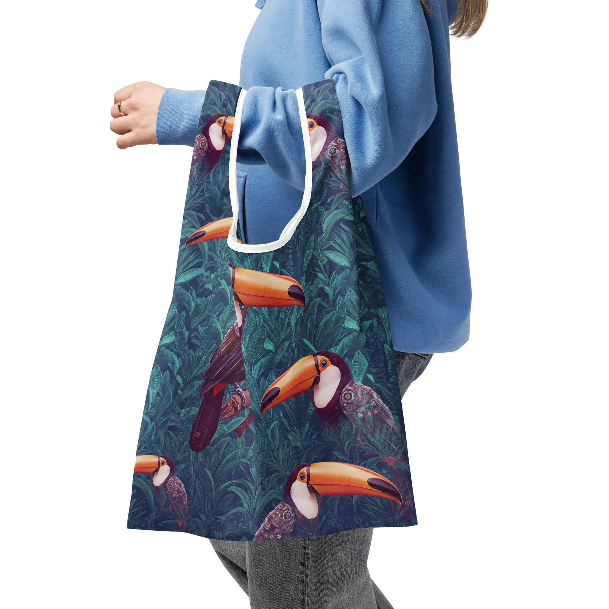 Sac réutilisable Toucan Steampunk – vue 5