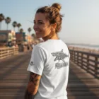T-shirt Femme Requin Steampunk Mégalodon