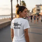 T-shirt Femme Requin Steampunk Mégalodon – vue 8