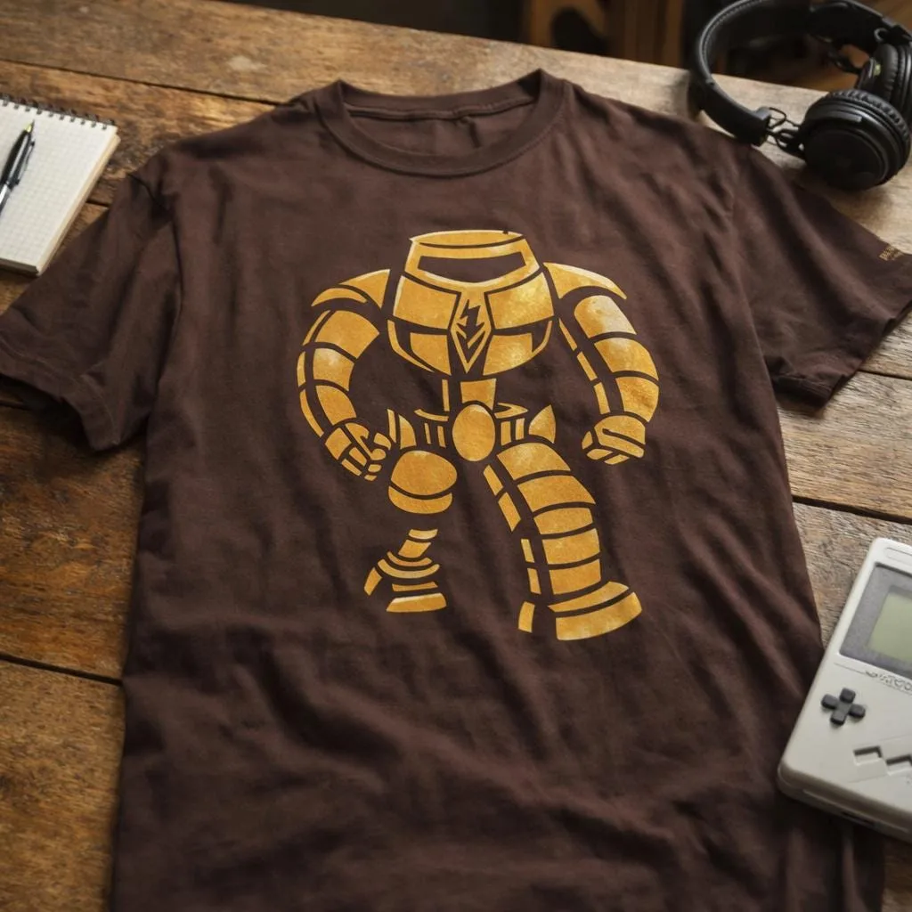T-shirt Robot Vintage Geek Unisexe – vue 8