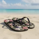 Tongs femme fleurs vintage – vue 8