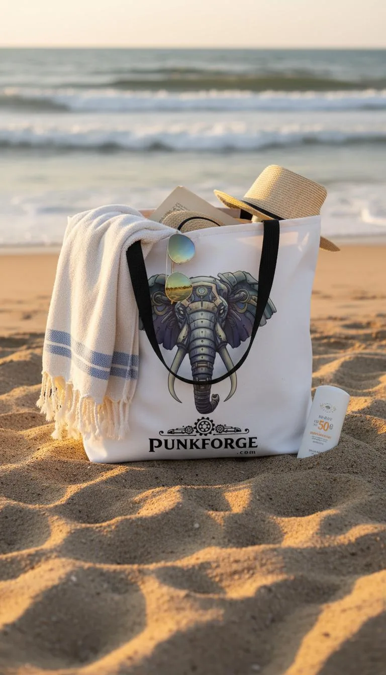 Tote Bag Steampunk Éléphant – vue 3